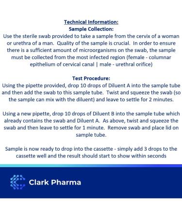 Chlamydia & Gonorrhoea Self Test Kit | Rapid STD STI Home Test for Men and Women | Swab Test for Chlamydia and Gonorrhea - Buy Online on GoSupps.com