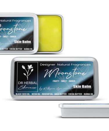 Dr Herbal Moonstone BLACKSEED OIL NEEM OIL ROSEHIP OIL SHEA & COCOA BUTTER Solid Balm FRUITY SWEET AMBER With 6 Natural Oils 20g - Buy Online on GoSupps.com
