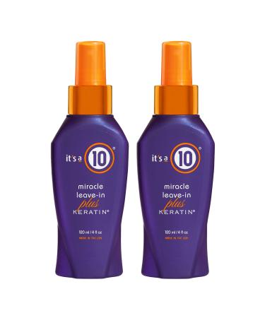 It's a 10 Miracle Leave-In Plus Keratin 4oz (Pack of 2) by It's A 10