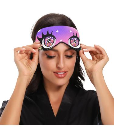 Haskirky Light Blocking Breathable Eye Mask for Deep Sleep - Adjustable Adult Men and Women Travel Mask for Business Trips, Yoga, Meditation - Comfortable and Smooth Office Goodies - Buy Online on GoSupps.com