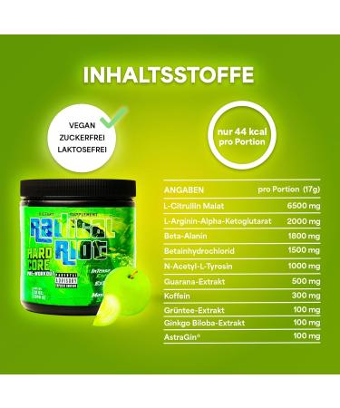 American Supps PREMIUM PRE WORKOUT BOOSTER 340G - Green Apple | 300mg Caffeine Beta Alanine L Citrulline Malate - Ultimate Pump Booster for Hardcore Training - Buy Online on GoSupps.com