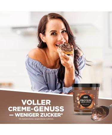 ESN Protein Dream Cream Tray - Hazelnut 6x200g | Creamy Palm Oil-Free 21g Protein per 100g | Tested Quality Made in Germany - Buy Online on GoSupps.com