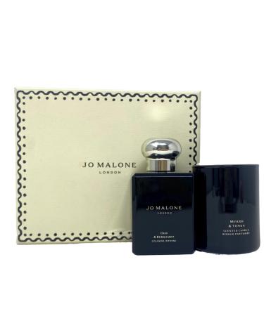 Jo Malone London Cologne Intense Essentials Duo - Oud & Bergamot Cologne Intense & Myrrh & Tonka Travel Candle