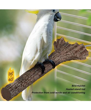 Zerodi Heated Bird Seat with Adjustable Temperature & EU Connector - Perfect for Birds & Hamsters - Buy Online on GoSupps.com