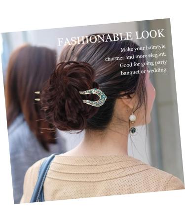 minkissy Metal Hair Forks for Buns Hair Fork u Shape Chopsticks for Hair U Shaped Hair Fork Vintage Hair Sticks for Long Hair Vintage Hair Stick Pin Hair Accessory Miss Pattern Styling Clip - Buy Online on GoSupps.com