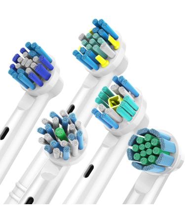 Oral b Barun Electric Toothbrush Replacement Brush Heads - Dupont Bristles with Precision Floss Cross 3D Clean - Compatible with Oral-B 7000/Pro 1000/9600/5000/3000/8000 - Buy Online on GoSupps.com