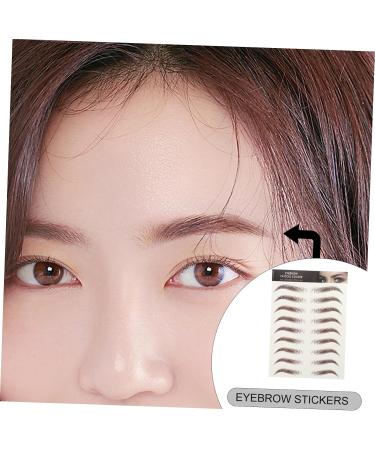 Beavorty 45 Sheets Waterproof Eyebrow Stickers Eyebrow Stencil Stickers Eyebrow Tattoos Stickers 3d Make up - Buy Online on GoSupps.com
