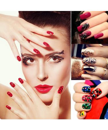5Pcs Nail Dotting Pen Marbleizing Tool Set Dual-ended Nail Design Dotting Tool Nail Polish Carving Tool for Nail Painting - Buy Online on GoSupps.com