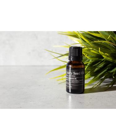 Premium Quality Celery Seed Essential Oil (0.5 Fl Oz) - Batch Tested & Third-Party Verified for Trustworthy Results - Buy Online on GoSupps.com