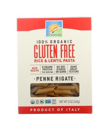 Bionaturae Organic Penne Rigate Pasta Gluten Free ( 12x12 OZ)