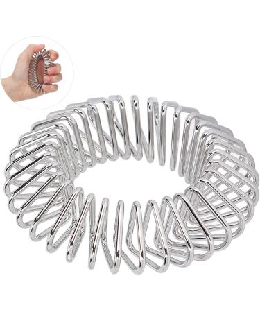 Massage Relaxation Ring - Stainless Steel Hand & Wrist Scraper Spring Model Grip Exercise Meridians Relaxing Massager for Stress Relief - Buy Online on GoSupps.com