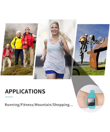 BATAUU Fitness Tracker 3D Digital Watch Pedometer | Step Counter, Distance Tracker, Calorie Counter | Walking & Running | Easy-to-Use | Blue - Buy Online on GoSupps.com