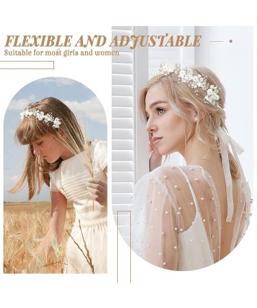 3 Pcs Silver Flower Girl Headpiece Set - Alloy Floral Tiara for Wedding, Communion, Prom & Photography - Buy Online on GoSupps.com