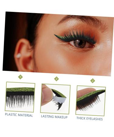 Mipcase 8 Pairs False Eyelashes & Eyelid Stickers - Self-Adhesive Eye Makeup Tool | Waterproof Eyeliner Tape for Stunning Eye Looks - Buy Online on GoSupps.com