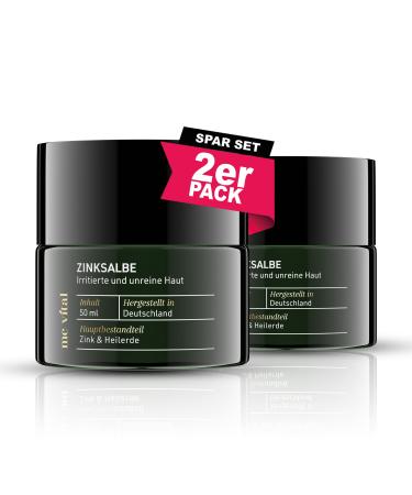 Vitabay zinc ointment against pimples 100 ml (2er set) - tea tree oil cream for blemished skin face - zinc cream face antipimple cream zinc ointment face anti pimple cream - zinc ointment zinc ointment 100 ml (1 Pack)