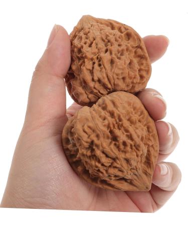 Partykindom Walnut Fitness Handball - 2st Baoding Balls for Stress Relief Finger Mobility & Yoga Core Training - Buy Online on GoSupps.com