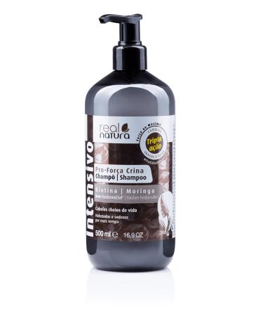Real Natura - Pro-Força Crina Salt-Free Shampoo - Strengthening and Vitality - 500 ml - Fortifying and Nourishing