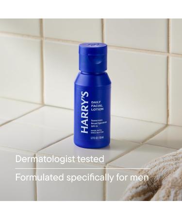 Harry's Face Lotion SPF 15 Moisturizer 1.7 Fl Oz - Pack of 2 - Buy Online on GoSupps.com