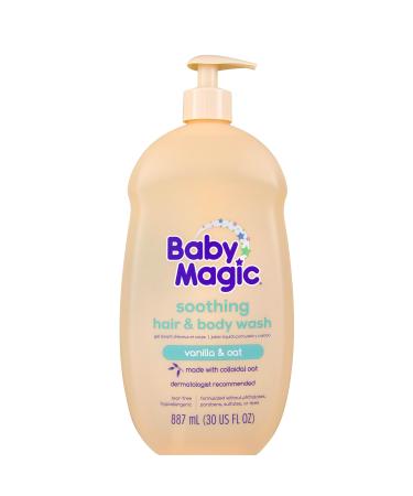 Baby Magic Soothing Hair & Body Wash Vanilla & Oat 30 Fl Oz Skin Cleaning