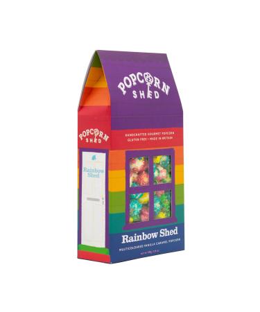 Popcorn Shed Gourmet Gluten Free Natural Vegetarian Movie Night Snack Multicoloured Vanilla Rainbow 80 g Vanilla Rainbow 80 g (Pack of 1)