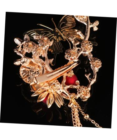 Beavorty 3 Pairs rhinestone Hair Combs chinese hair clips with tassel japanese hair pins for women japanese flower hair pin flower tassel hair clip retro decor barrettes woman girl geisha - Buy Online on GoSupps.com