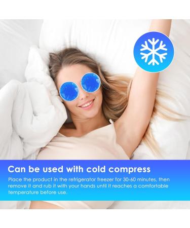 Gel Ice Packs Reusable - Reusable Gel Ice Packs for Injuries Reusable | Reusable Hot and Cold Gel Ice Packs for Injuries for Skin Care Swelling Cool Down Eye Muscle Riastvy Blue 11 cm - Buy Online on GoSupps.com
