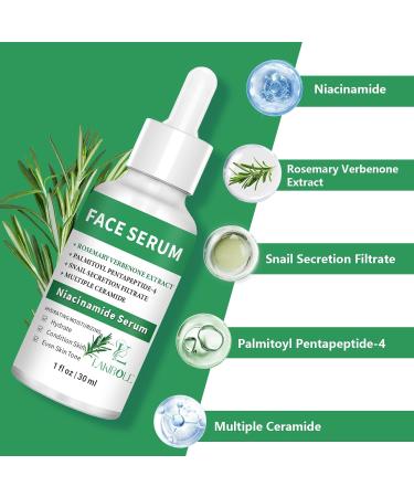 Buy 3 Pack Niacinamide Serum with Rosemary Verbena Extract - Hydration & Skin Tone - 1fl.oz Each - International Shipping Available - Buy Online on GoSupps.com