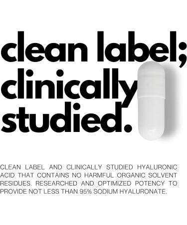 FOLIUS LABS Ultra High Purity Hyaluronic Acid Capsules 500mg - 95% Sodium Hyaluronate - Highly Purified and Bioavailable - Low Molecular Weight - Non-GMO Fermented - 120 Capsules - Buy Online on GoSupps.com