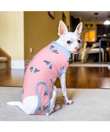 Recovery Suit for Dogs | Postoperative Wound Protection & Licking Prevention | Pink Cactus Size M - Buy Online on GoSupps.com