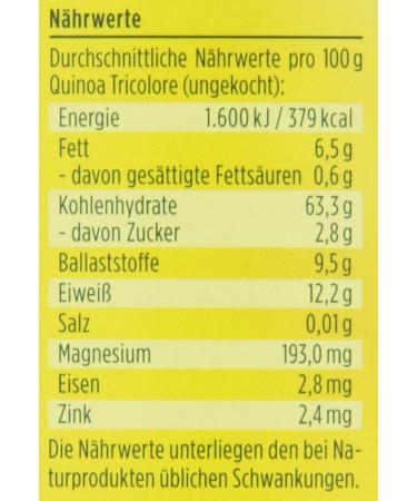 Buy Davert Quinoa Tricolore 800g (4 x 200g) - Organic Superfood for International Shipping - Buy Online on GoSupps.com