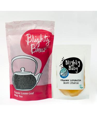 Kombucha Full Starter Kit With Blighty Baby SCOBY - Make your own Kombucha at home - Buy Online on GoSupps.com