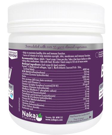 Naka Platinum PRO Beauty (Orange) with anti-aging Peptain - 250 g Powder Bonus (200g + 50g Free) - Buy Online on GoSupps.com