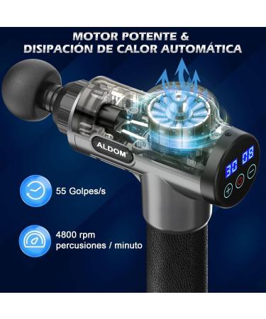 Wireless Massage Gun with 8 Heads & 30 Speeds Deep Tissue Muscle Relief Device - Buy Online on GoSupps.com