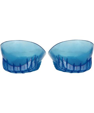 KidSole Full Coverage Shock Absorbing Heel Cups for Kids with Sensitive Heels, Spurs & Plantar Fasciitis - Deep Heel with Raised Sides (Blue, Sizes 2-7) - Buy Online on GoSupps.com