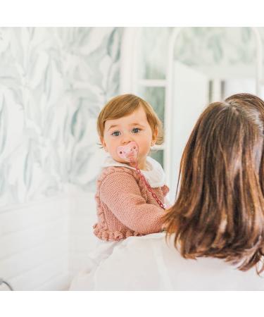 Suavinex Gold Edition Pacifier for 0-6 Months - Flat & Symmetrical Silicone SX Pro - Pink | International Shipping Available - Buy Online on GoSupps.com