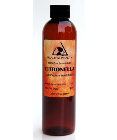 Citronella Essential Oil Aromatherapy Therapeutic Grade 100% Pure Natural 8 oz - Buy Online on GoSupps.com