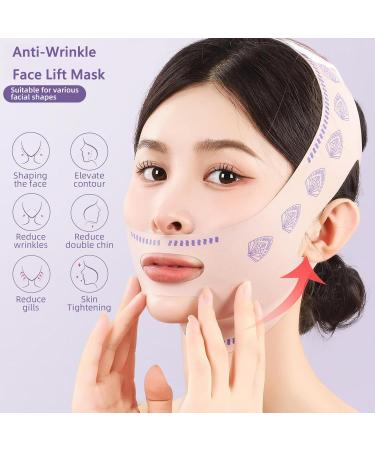 V-Line Face Lifting Tape - Reusable Chin Lift Mask for Men & Women | Soft High-Elastic & Skin Tightening Solution for Double Chin & Depuffing - Buy Online on GoSupps.com