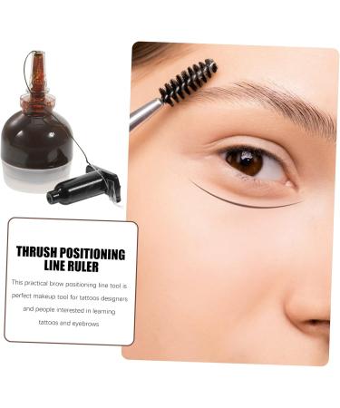 Didiseaon 3pcs string Line Linem M Draw Eyebrow Brown A Ink Eye Mapping Miss Tool Makeup Ruler Women - Buy Online on GoSupps.com