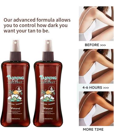 Self-Tanning Cream - 240ml Moisturizing Self-Tanning Cream - Long-Lasting Natural Body Moisturizer - Beach Pool Summer Holidays Sun Garden - Buy Online on GoSupps.com