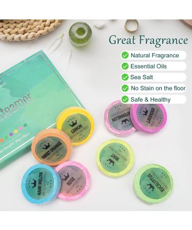 Pletpet Shower Steamers - 8pcs Aromatherapy Shower Bombs with Essential Oils for Relaxation - Great Fragrance for Men and Women - Comes in a Box - Buy Online on GoSupps.com