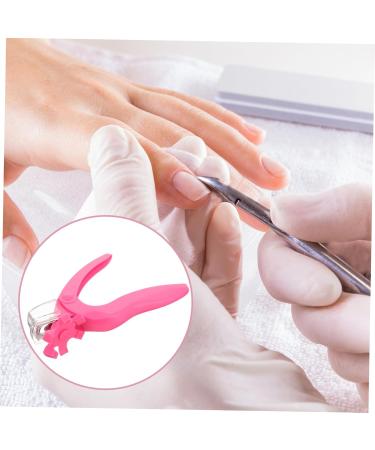 Housoutil Trimmer Fake Nails Faux Nail Clippers Nail Art Clipper Manicure Nail Extended Nail Clipper Nails Clipper False Clipper Nail Tips Pink Nail Portable Stainless Steel - Buy Online on GoSupps.com