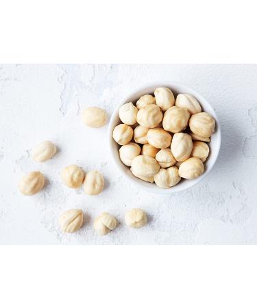 Blanched Hazelnuts 1lb - Raw Whole Filberts, Unsalted & Unroasted - Vegan and Kosher Snack, Bulk Keto Nuts - Good Source of Vitamins and Protein for Baking, Granola & Butter Making - Buy Online on GoSupps.com