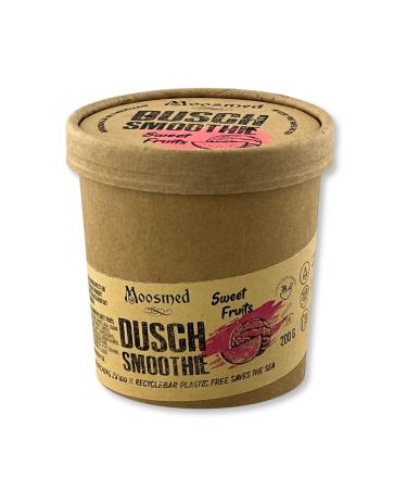 Moosmed Shower Smoothie - Vegan Organic Soap Handmade in Germany - Shower Butter with Exfoliating Effect