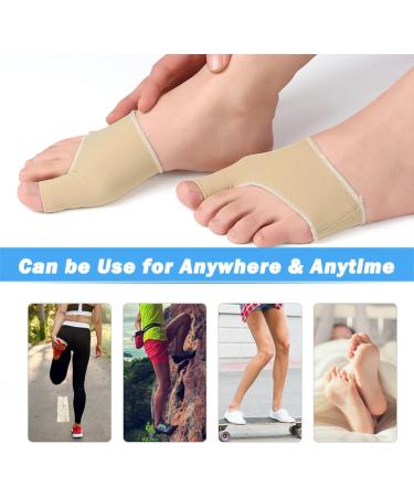2Pcs Gel Bunion Corrector - Big Toe Protector for Pain Relief | Hallux Valgus Pads | Foot Cushion Sleeve - Buy Online on GoSupps.com