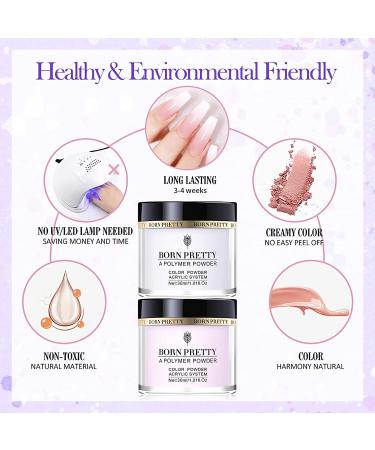 BORN PRETTY Acrylic Nail Kit - Clear White Pink Acrylic Powder and Liquid Set for Nail Extensions - Beginner-Friendly Acrylic Starter Kit - Buy Online on GoSupps.com