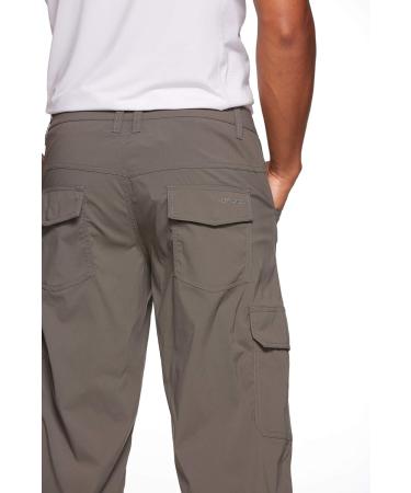Jeff Green Men's Elastic Quick-Drying Lightweight Three-Quarter Cargo Pants - Outdoor Functional Wear in Tornado Grey - XXL - International Shipping Available - Buy Online on GoSupps.com
