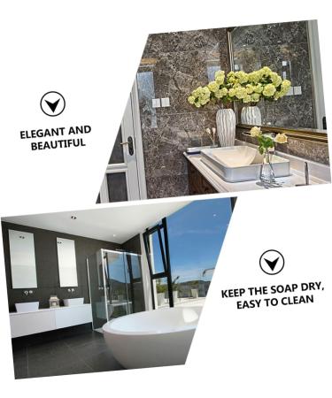 Ciieeo 2pcs Draining Wall-mounted Adhesive Hooks Soap Plate Mini Clothes Rack Magnetic Soap Hanger Suction Cup Hooks Magnetic Hook Holder Stainless Steel Magnetic Attraction Soap Box - Buy Online on GoSupps.com