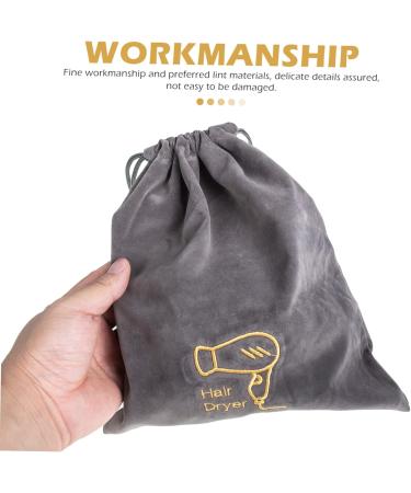 CANIGHT 2pcs Hair Dryer Bag Suitcases Organizer Bags Hair Dryer Lint Bags Cosmetics Organizer Bag Flannel - Buy Online on GoSupps.com