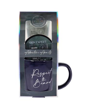 Shop Skin Expert Mug Set for Men | 3 Pc Beard Shampoo Balm & Cup | The Kind Edit Co - International Shipping Available - Buy Online on GoSupps.com