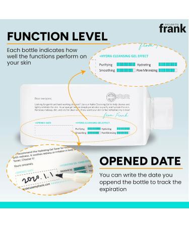 Excuse My Frank Hydrating Gel Toner Korean Soothing Skincare Refreshing Moisturizer for Face Calming Skin Hydrating Gentle Facial Toner for Women All Skin Types (1 Pack) - Buy Online on GoSupps.com